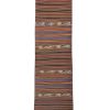 1970s Vintage Extra Long Turkish Stair Kilim Runner | Runner Rug in Rugs by Vintage Pillows Store. Item composed of wool and fiber