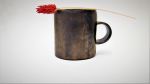Ceramic Coffee Mug, Handmade Pottery Mug, Bronze Coffee Mug | Drinkware by YomYomceramic. Item composed of ceramic