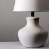 Krug Table Lamp | Lamps by Home Blitz. Item made of linen & ceramic