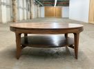 Modern Round Solid Wood Coffee Table, USA made | Tables by Marco Bogazzi