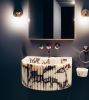 Calacatta Viola Marble Fluted Sink: Luxury Bathroom Vanity | Water Fixtures by AYMARBLEDESIGN LLC