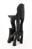 Makha, Solid Wood Sculptural Bar Chair, Original Contemporary Design, Logniture | Bar Stool in Chairs by Logniture