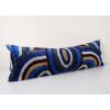 Colorful Ikat Velvet Pillow, Handwoven Silk Velvet Extra Lon | Cushion in Pillows by Vintage Pillows Store