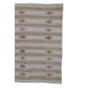 Vintage Striped Cotton Oversize Natural Kilim Rug | Area Rug in Rugs by Vintage Pillows Store. Item composed of cotton & fiber