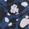 Marmorizatta Midnight Blue Fabric | Linens & Bedding by Stevie Howell. Item composed of cotton