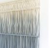 Vertical Macrame Wall Hanging - CASCADE | Wall Hangings by Rianne Aarts / Teddy and Wool Studio. Item made of cotton with fiber