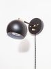 Adjustable Wall Light, Gold & Black, Bedside Reading | Sconces by Retro Steam Works. Item composed of metal in industrial style
