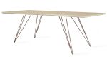 Williams Coffee Table / Maple / Rectangle | Tables by Tronk Design. Item made of maple wood with metal