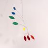Rainbow Mobile Original Leaf Wave Kinetic Mobile Leaves | Wall Sculpture in Wall Hangings by Skysetter Designs. Item made of metal works with modern style