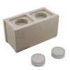 Mini Cinderblock Candle Holder | Decorative Objects by Caos Motē