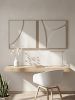 Sculptural Diptych Painting Set: Handmade Textured Relief Wall Art | Wall Sculpture in Wall Hangings by Vaiva Art Atelier