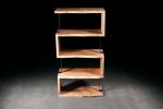 Live Edge Maple Maze Shelving Console | Storage by Urban Lumber Co.. Item made of maple wood
