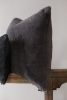 Grey Faux Fur Pillow 22x22 | Pillows by Vantage Design