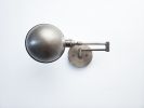 Swing Arm Adjustable Wall Light - Gunmetal - Silver | Sconces by Retro Steam Works