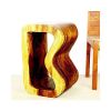 Haussmann® Wood B Bench 24 in x 13.5 x 15 inch High Oak Oil | Benches & Ottomans by Haussmann®