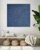 3d art navy blue texture on canvas navy blue sculptural | Oil And Acrylic Painting in Paintings by Berez Art. Item made of canvas works with minimalism & contemporary style
