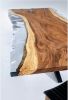 Clear Epoxy Resin Table - Conference Table - Custom Table | Dining Table in Tables by Tinella Collection. Item made of wood & metal compatible with minimalism and contemporary style