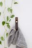 Medium Leather Snap Wall Strap [Flat End] | Storage by Keyaiira | leather + fiber | Artist Studio in Santa Rosa. Item made of leather