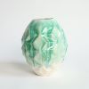 Oblique in Jade | Vase in Vases & Vessels by by Alejandra Design. Item composed of ceramic