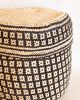 Medium Oaxacan Woven Basket - Black | Storage Basket in Storage by MINNA
