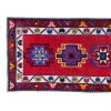 Handknotted Colorful Turkish Herki Runner Rug - Hallway | Rugs by Vintage Pillows Store. Item made of cotton & fiber