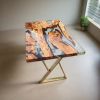 Custom Clear Epoxy Resin Table | Dining Table in Tables by Ironscustomwood. Item made of wood with synthetic
