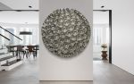 Bubbles Reverse Silver Wall Sculpture | Wall Hangings by PlusObject