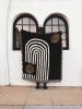 The BLACKRAINBOW Woven Throw Blanket | Unique Decor | Linens & Bedding by Parker Heath | PAR  KER made. Item composed of cotton and fiber in boho or minimalism style