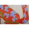 Bohemian Cat Figured Cotton Pillowcase, Set of Two Ethnic | Sham in Linens & Bedding by Vintage Pillows Store. Item made of cotton