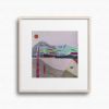 6x6 Original Collage Art | New Mexico Desert by Shilo Ratner | Work by Shilo Ratner