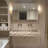 Handmade Rustic Travertine Sink: Natural Stone Bathroom Basin - ''28-40'' | Water Fixtures by AYMARBLEDESIGN LLC