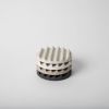 Terrazzo Grey Scale Coaster Set | Tableware by Pretti.Cool. Item composed of concrete and glass