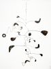 Walker Large Steel Mobiles In Stock Sculpture Flame Painted | Wall Sculpture in Wall Hangings by Skysetter Designs. Item made of steel works with modern style