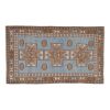 Low Pile Muted Carpets, Turkish Oushak Wool Rugs | Area Rug in Rugs by Vintage Pillows Store. Item made of cotton & fiber