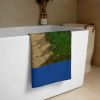 Towel - Edge of Calm - Coastal Pathway Seascape | Work by Eman's Gallery