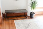 Modern Metal & Wood Bench | Benches & Ottomans by Hazel Oak Farms. Item made of wood
