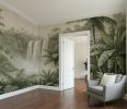 Tropical Waterfall - Coastal & Nature Luxury Wallpaper Mural | Wall Treatments by ELLE WALLS
