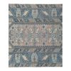 Vintage Hand Knotted Turkish Oushak Carpet | Area Rug in Rugs by Vintage Pillows Store. Item made of cotton with fiber