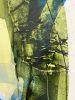 Beach Bay Original Painting on Canvas | Mixed Media by Jessalin Beutler. Item composed of canvas