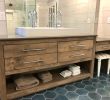 Model #1040 - Custom Single Sink Vanity With Make Up Area | Countertop in Furniture by Limitless Woodworking. Item made of maple wood compatible with mid century modern and contemporary style