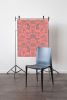 Indian Floral (XL), Belladonna | Fabric in Linens & Bedding by Philomela Textiles & Wallpaper. Item made of linen