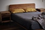 MM Round Bed | Beds & Accessories by Leaf Furniture. Item made of oak wood works with minimalism & mid century modern style