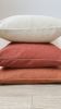 Red Rust Sherpa Pillow Cover | Pillows by Busa Designs