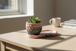 Blush Woven Planter | Vases & Vessels by RAW & UNIQ