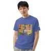 Unisex T-Shirt - The Hearth Quilt - Folk Abstract Patchwork | Work by Eman's Gallery