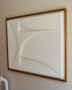 No. 103 Japandi Plaster Wall Relief - Scandinavian Neutral Decor | Decorative Objects by Joseph Aurelius