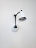 Black & White Adjustable Wall Light - Articulated Industrial | Sconces by Retro Steam Works. Item made of metal compatible with mid century modern and industrial style