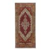 Vintage Red and Pink Turkish Oushak Rug - Kitchen Rug | Area Rug in Rugs by Vintage Pillows Store. Item made of fiber