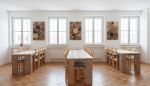Cube Triptych artwork: Geomtric wood wall art | Wall Sculpture in Wall Hangings by Craig Forget. Item composed of wood compatible with mid century modern and contemporary style