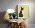 Rufio Sitting | Prints by The Ugly Cat Studio